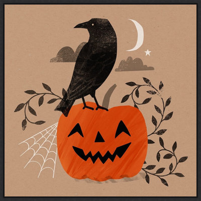 " Halloween Crow II " by Victoria Barnes