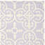 Tapis lavande / ivoire en laine touffeté à la main Clapham-24824690