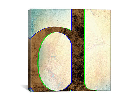 par 5by5collectif - Estampe numérique sur toile tendue avec châssis, H 12 po x l 12 po x P 1,5 po, D