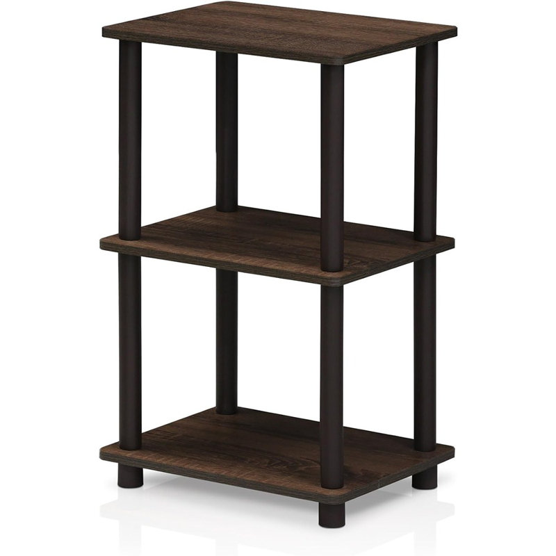 Khloe 15'' W Manufactured Wood Shelving Unit, Walnut/Brown