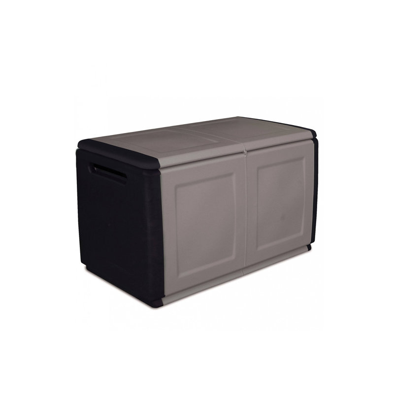 Rebrilliant Plastic Decorative Bin, Grey
