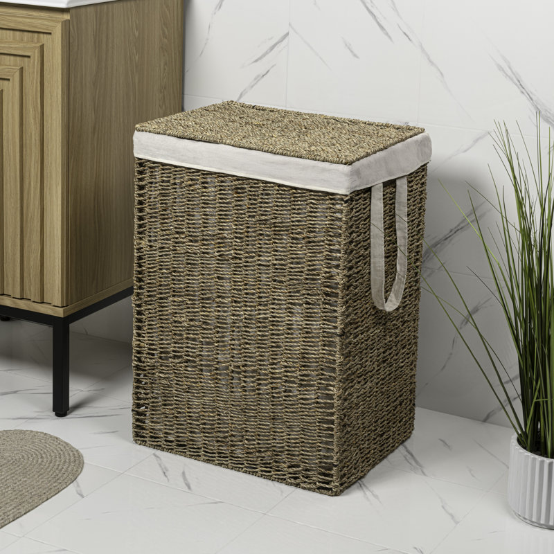 Panier à linge Reed Coastal Bohemian, H 24,8 po x l 17,32 po x P 13,78 po