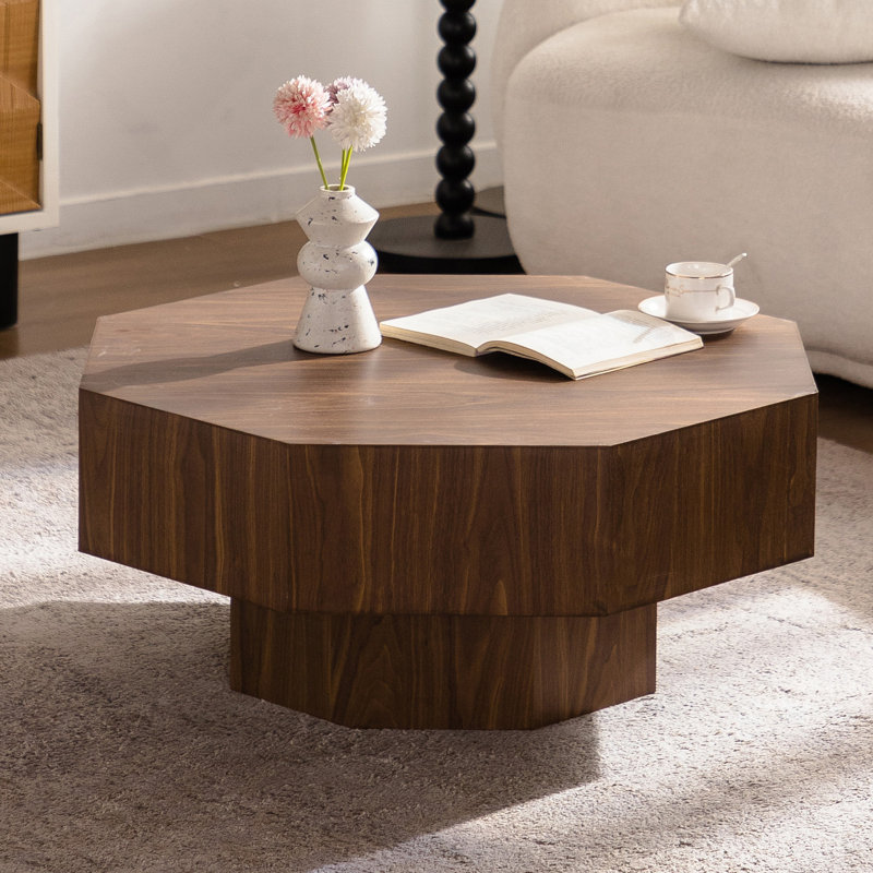 Table basse de forme octogonale