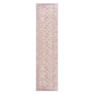 LOOM & LUXE 2'6''X10' Beige Runner, Washable Rug, Low-Pile, Non-Slip, Non-Shedding, Foldable, Kid & Pet Friendly - Area Rugs For Living Room, Bedroom, Kitchen, Dining Room Rug - (Beige, 2'6''X10')