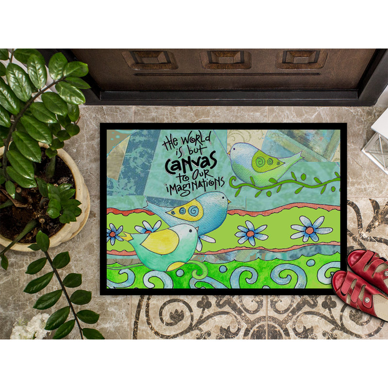 Wagram Non-Slip Outdoor Doormat, Rectangle 1'6" x 2'3"