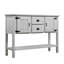 Armoires de cuisine rustiques en bois de 46,5 po