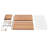 Accent Side Table with Bamboo Base-98284319