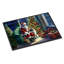 Paillasson Keeshond and Santa Claus-766336788