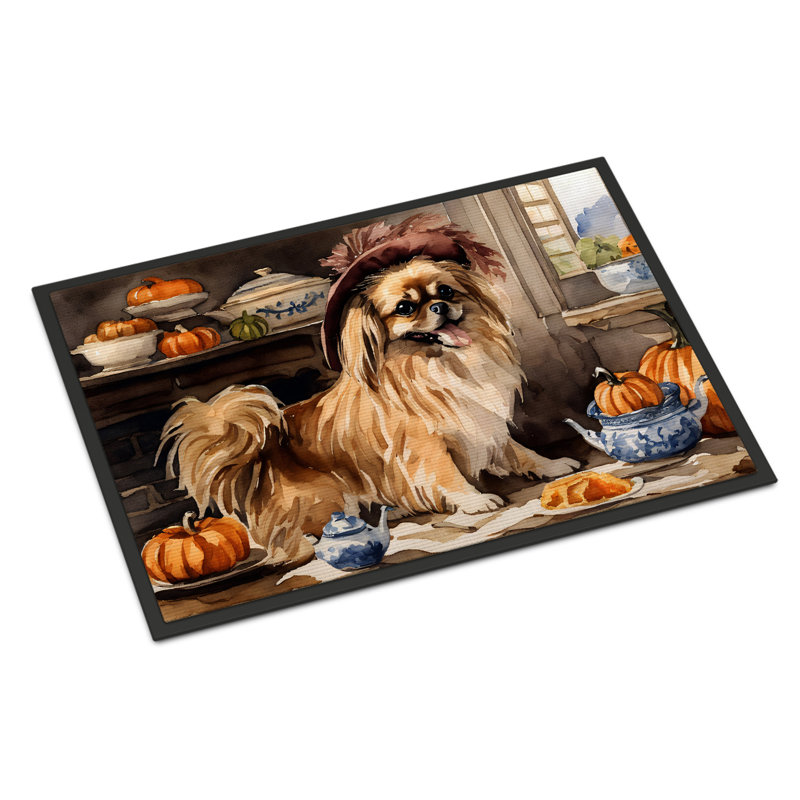 Paillasson intérieur / extérieur Kupar Tibetan Spaniel, L 24 po x L 36 po