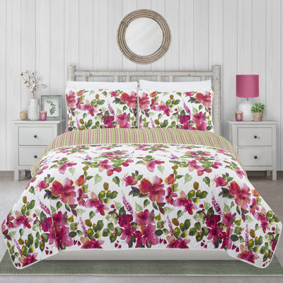 Polyester Floral Quilt
