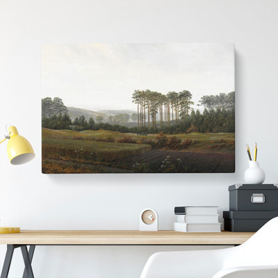 The Afternoon by Caspar David Friedrich - Wrapped Canvas