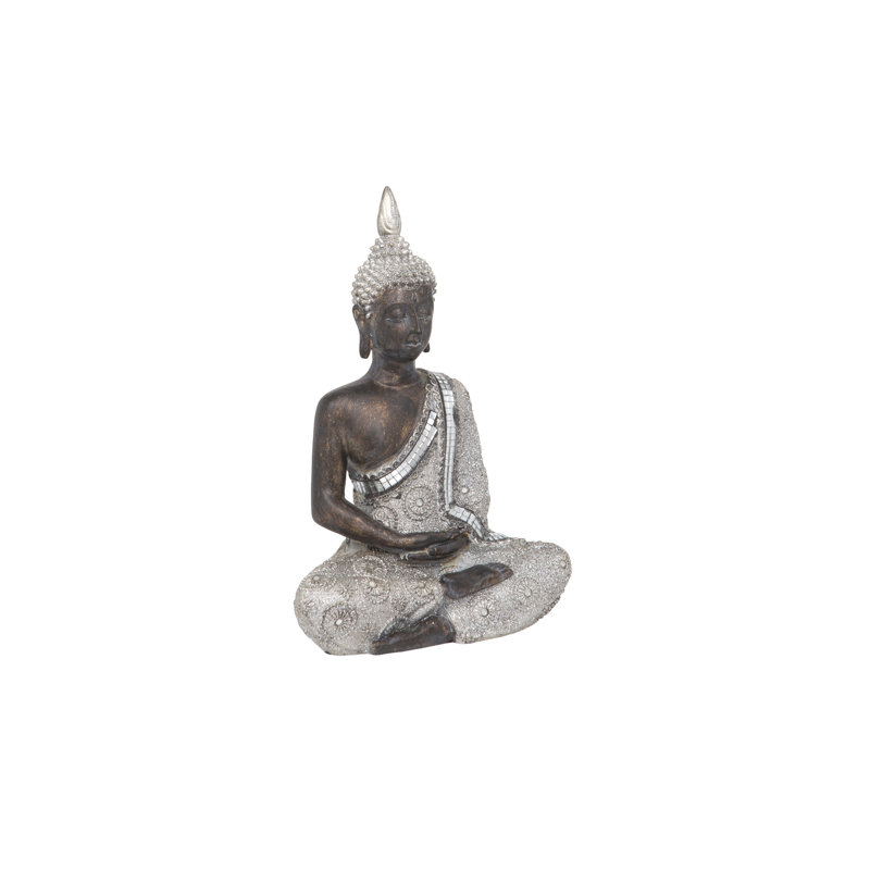 Thai Sitting Meditating Buddha 7.6-Inch / 19.5cm