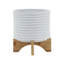 PLATEAU 8 "TEXTURÉ AVEC SUPPORT, BLANC