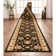 Timeless Abbasi Black Custom Size Hallway Stair Runner - Traditional Oriental Carpet