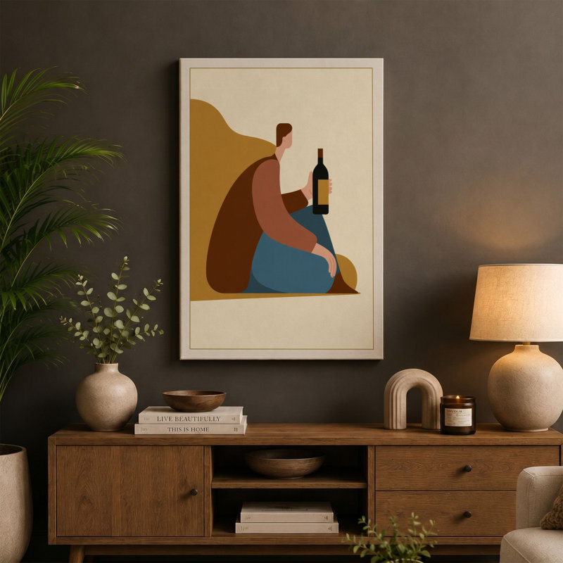 Print, 30x20 - 76.2 x 50.8 cm, Terracotta Border