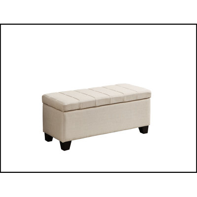 Upholstered storage rectangular bench for Entryway Bench,Bedroom end of Bed bench foot -  Ebern Designs, F380A785ED1240BEA8FB8099A5238FB1