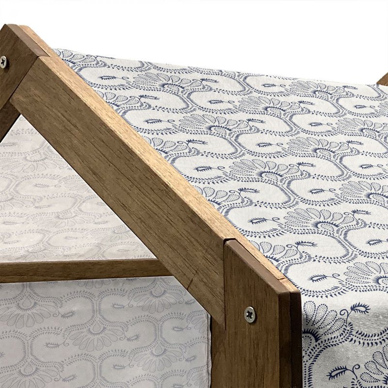 Niche pour chien en bois, H 32,28 po x l 39,37 po x P 28,35 po