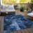 Washable Floral Indoor / Outdoor Rug-405643904