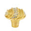 WALDORF KNOB; CLEAR CRYSTAL MUSEUM GOLD FINISH-36291373