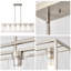 Luminaire suspendu carré / rectangulaire à 5 lumières Allyn-651067859-587274663