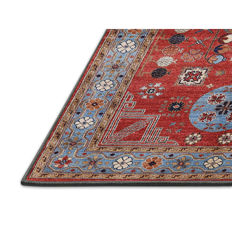 Oriental Indoor Rug, Rectangle 7' x 9'