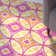 Tapis rose/jaune Dorinda