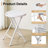 Portable Folding Chair With Handle, Heavy Duty Round Fold Stool Chair For Adults With Safety Lock, 18.7 inch Foldable Bar Stool For Indoor And Outdoor Use-1099784789