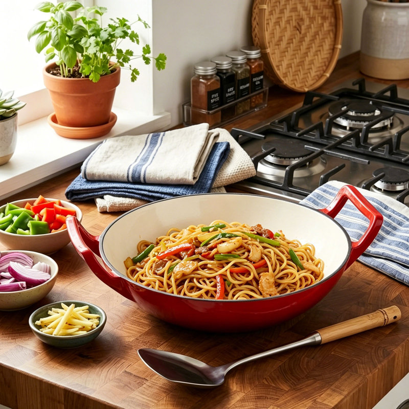 Garden Sanctuary 2L Cast Iron Soup Pot