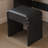 New Large Mirror Vanity Desk for Bed room , Modern Makeup Vanity Set with Power Outlet and Hair dryer holder, 5 Drawers , 3 Lighting Color Adjustable Dressing Table for Bedroom, Black Color-417225400