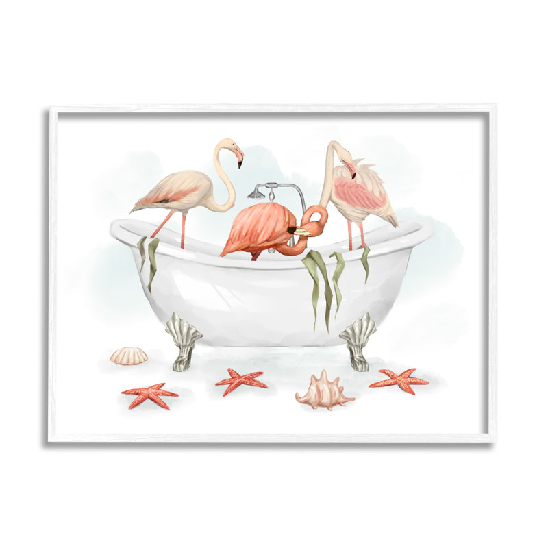 Reproduction sur toile tendue, Giclée encadrée blanc bord de mer, H 11 po x l 14 po
