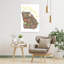 Explore Georgia Map Contemporary Alligator Architecture Nature Wall Art Print 1 Piece Wrapped Canvas Wall Art-1836349094