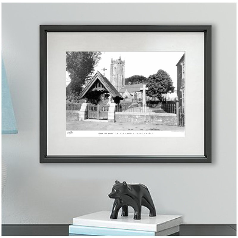 North Molton, All Saints Church C1955 by Francis Frith - Single Picture Frame Print, 40cm H x 50cm W x 2.3cm D
