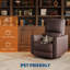 Faux Leather Chaise Lounge