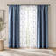  Paire de rideaux transparents avec passe-tringle 6 pièces Jasmine-1693614563