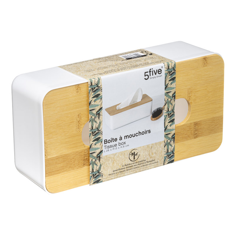 Bathroom Storage Container, White