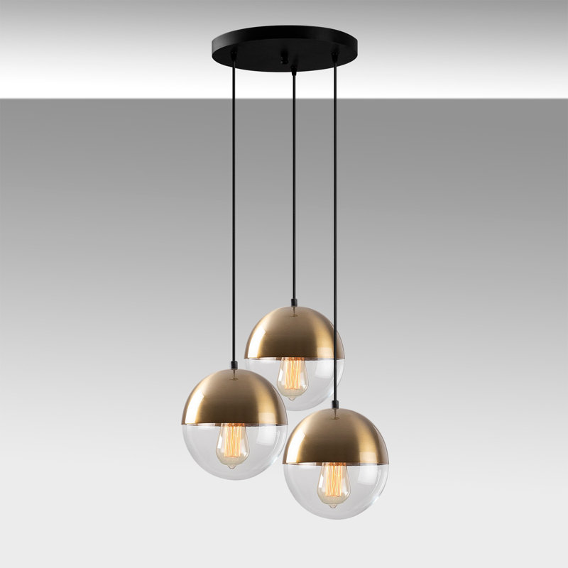 Winslow 3 - Light Cluster Pendant, Copper