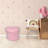 Fuzzy Teddy Heart Shaped Storage Ottoman