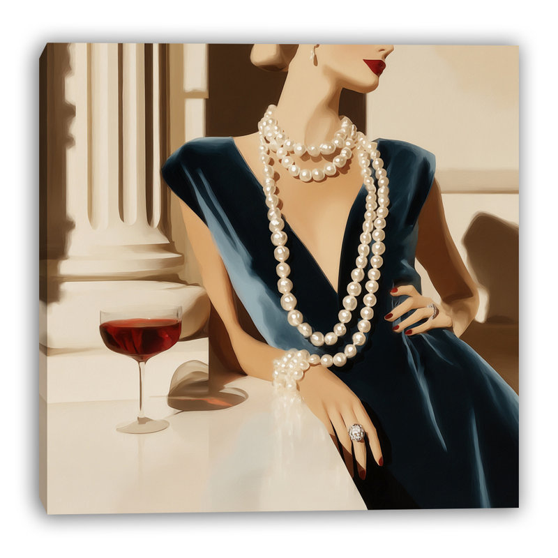 Classic Confidence Wrapped Canvas Wall Art, 12"W x 12"H x 1"D