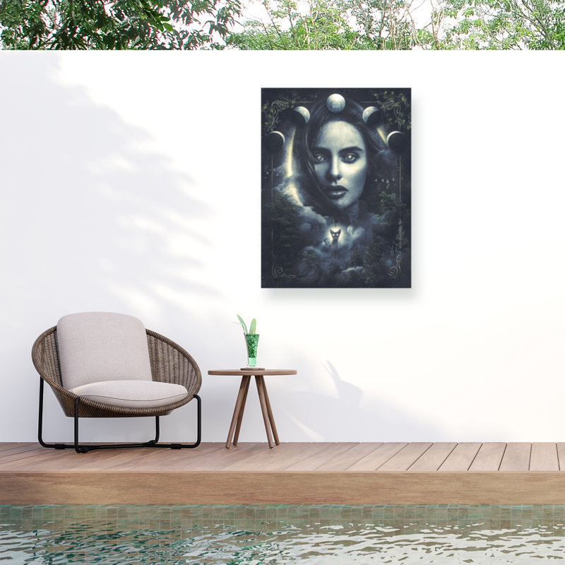 Toile d'extérieur Barrett Biggers Lilith Goddess, H 14 po x l 19 po