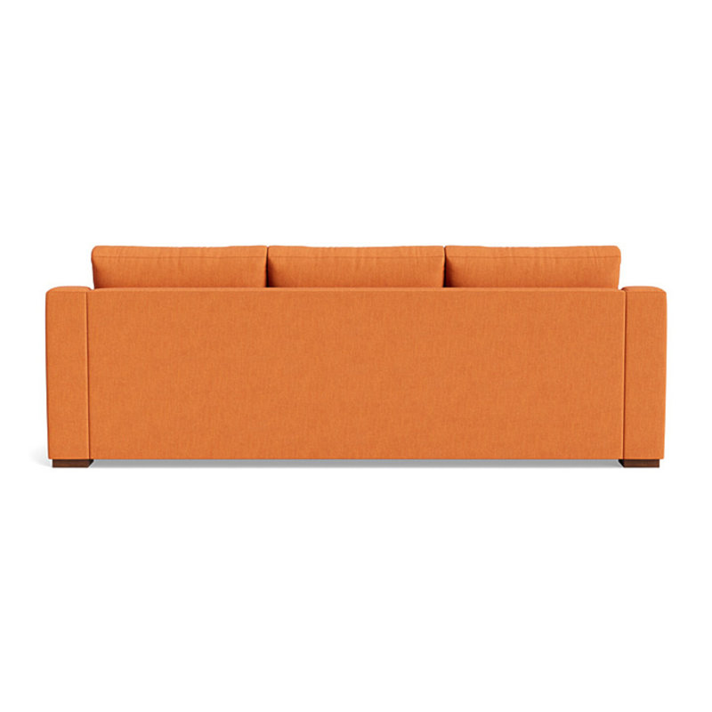 Lucca Sofa (95"), Performance Weave - Carrot
