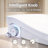 Smart Elongated Bidet Toilet Seat with Auto Open/Close, Heated Seat, Warm Water, Night Light, and Air Dryer