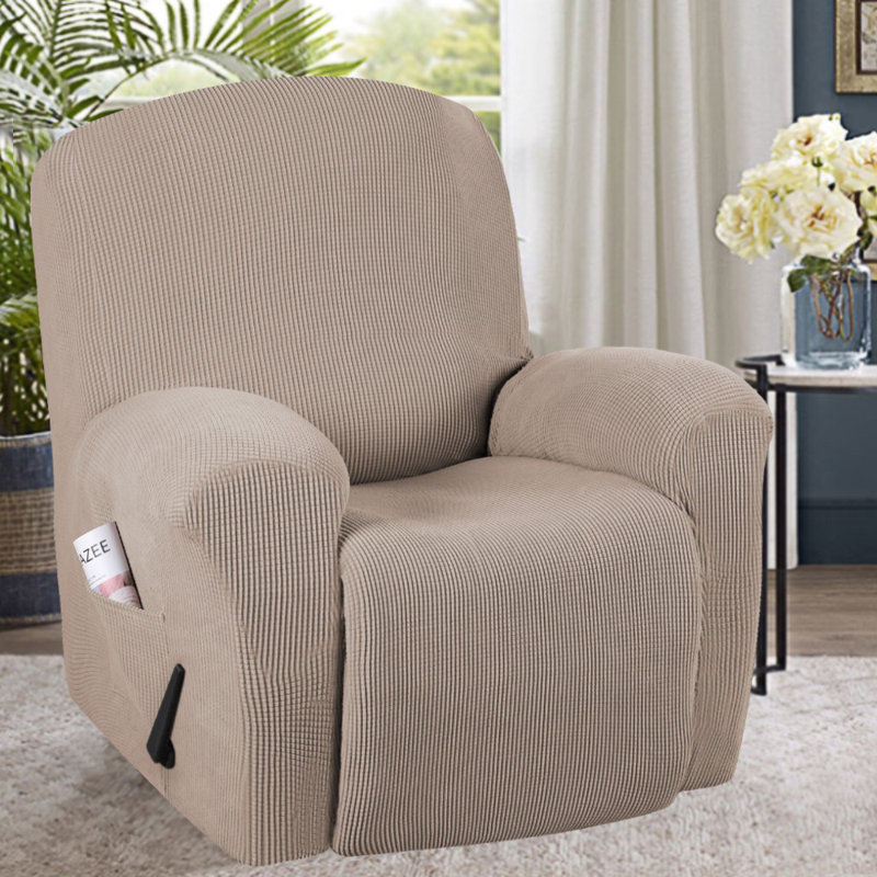 Housse pour fauteuil inclinable Hayneville, Mélange de polyester sable