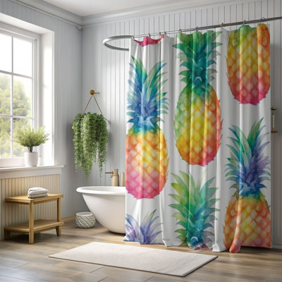 Rideau de douche 1 pièce Tropical Treasures