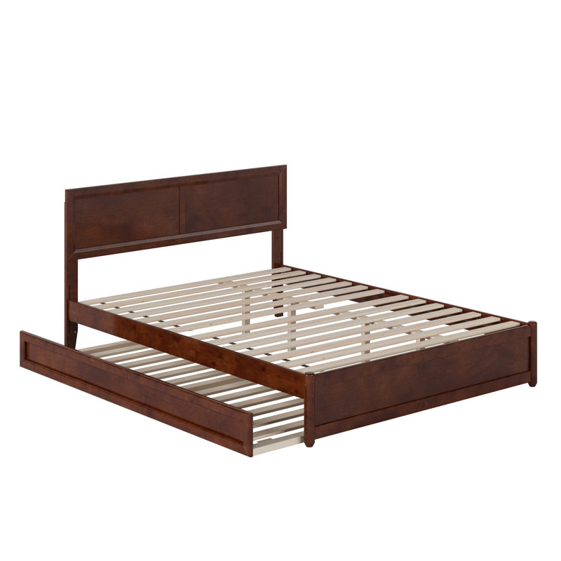 Lit plateforme Astley, Noyer, Grand