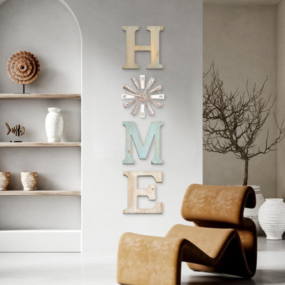 Farmhouse Home Signs with Windmill Clock Wall Decor