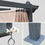 Condate: Aluminium Pergola 3x4m with Sliding Retractable Canopy, Beige-1388113595
