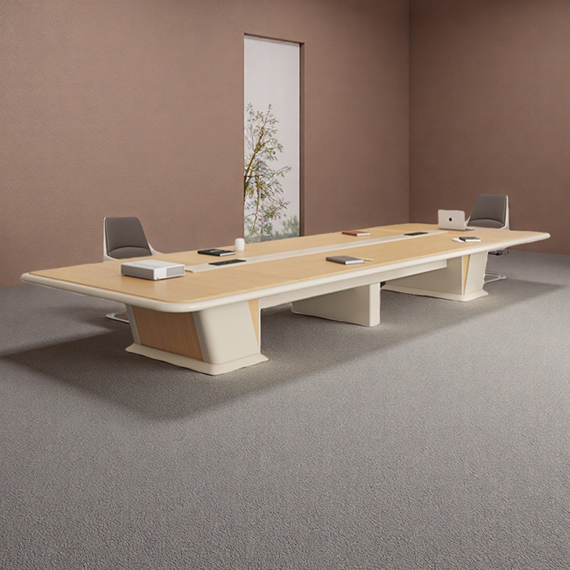 Table de conférence de luxe moderne, H 30 po x L 157,48 po x l 55,11 po
