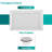 Uni-Green 60 x 36 inch Acrylic Shower Base Triple Threshold Center Drain White
