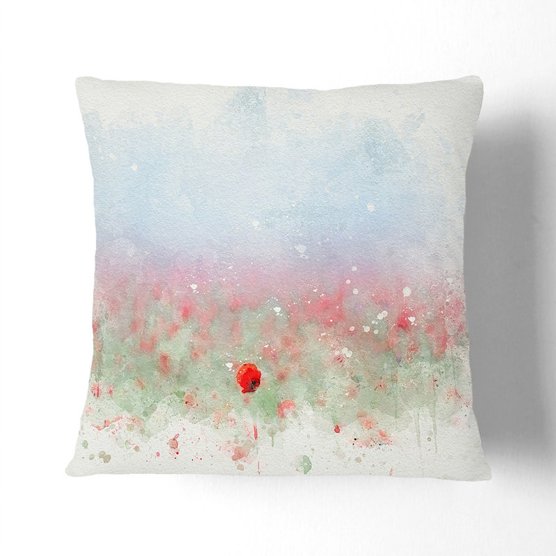 Square Throw Cushion, 40cm H x 40cm W x 15cm D