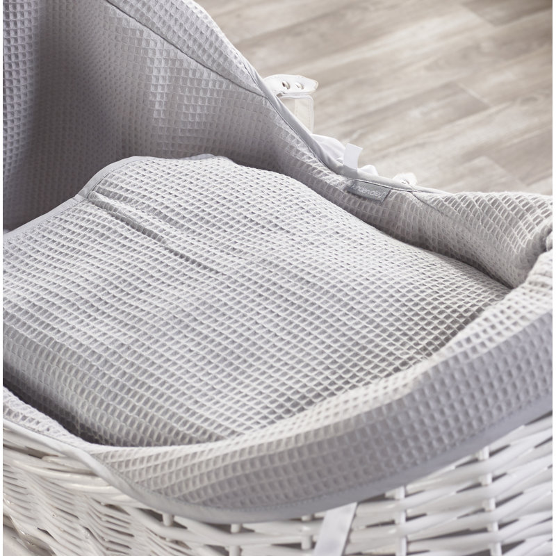 Moses Basket With Stand with Bedding with Mattress